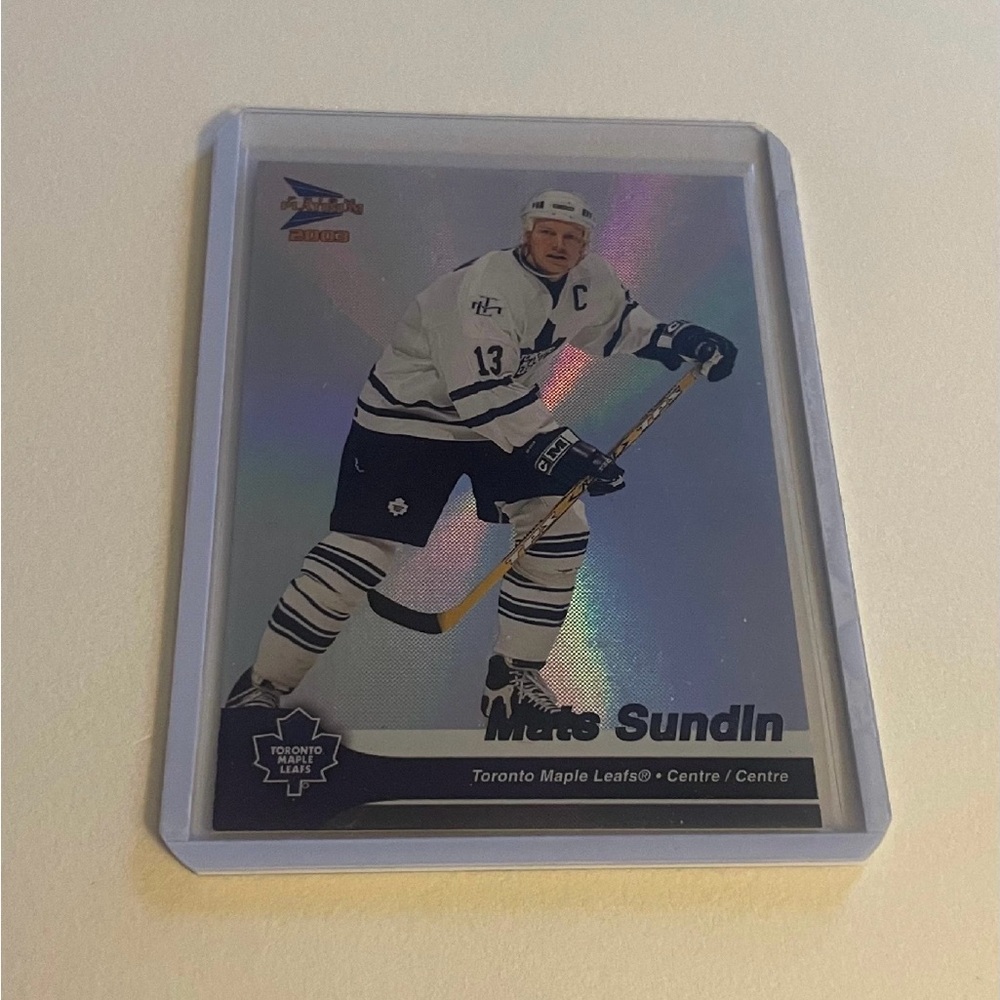 Hockey Trading Card - Mats Sundin - Blue and White